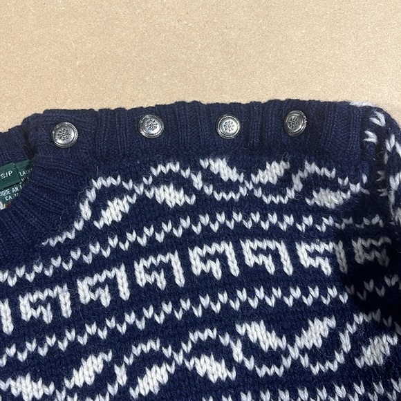 Vintage Knit Beaver Canoe Sweater - Picture 5 of 9